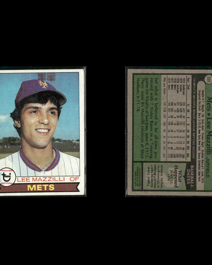 New York Mets 1979 Topps Baseball 46-Card Lot Topps VG