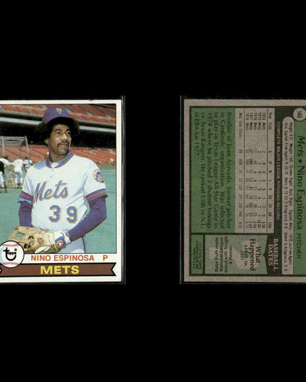 New York Mets 1979 Topps Baseball 46-Card Lot Topps VG