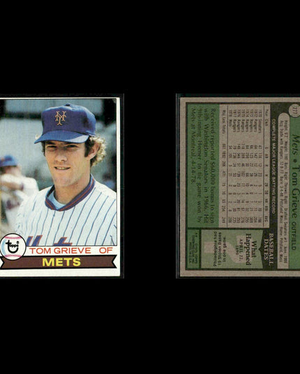 New York Mets 1979 Topps Baseball 46-Card Lot Topps VG
