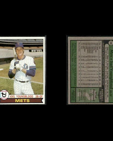 New York Mets 1979 Topps Baseball 46-Card Lot Topps VG