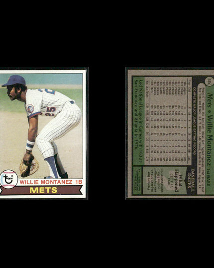 New York Mets 1979 Topps Baseball 46-Card Lot Topps VG