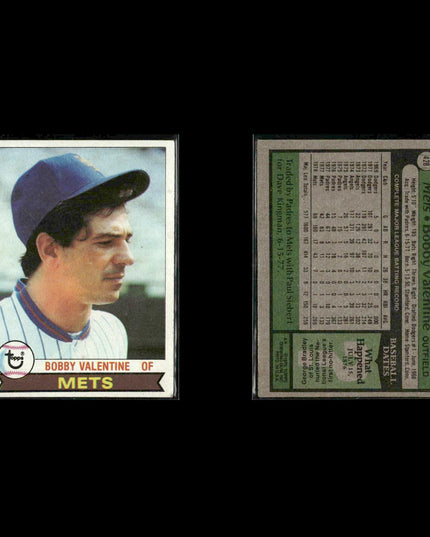 New York Mets 1979 Topps Baseball 46-Card Lot Topps VG