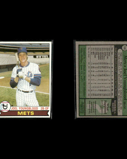 New York Mets 1979 Topps Baseball 46-Card Lot Topps VG