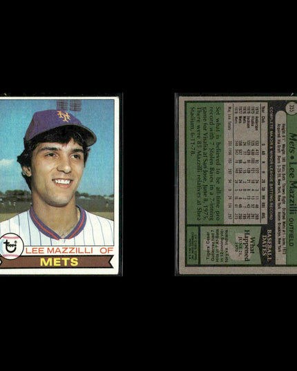 New York Mets 1979 Topps Baseball 46-Card Lot Topps VG