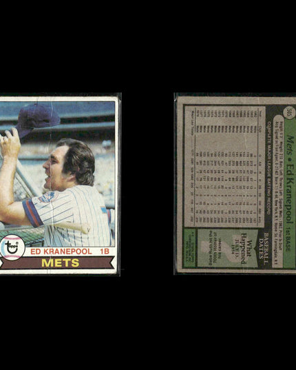 New York Mets 1979 Topps Baseball 46-Card Lot Topps VG