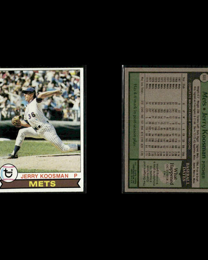 New York Mets 1979 Topps Baseball 46-Card Lot Topps VG