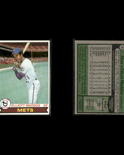 New York Mets 1979 Topps Baseball 46-Card Lot Topps VG