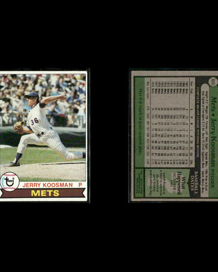 New York Mets 1979 Topps Baseball 46-Card Lot Topps VG