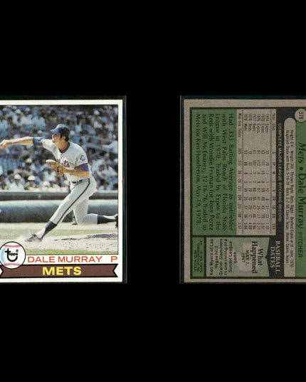 New York Mets 1979 Topps Baseball 46-Card Lot Topps VG