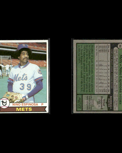New York Mets 1979 Topps Baseball 46-Card Lot Topps VG