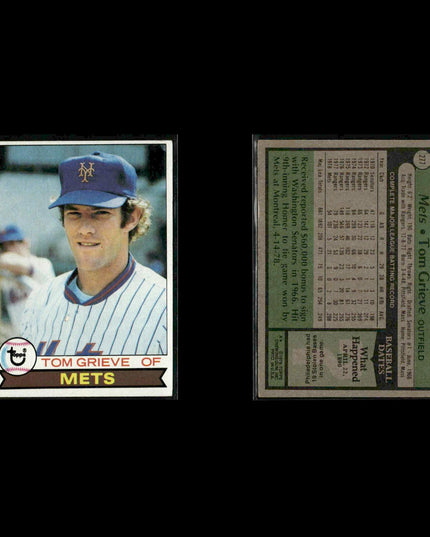 New York Mets 1979 Topps Baseball 46-Card Lot Topps VG
