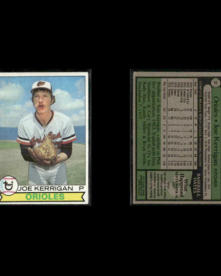 Baltimore Orioles 1979 Topps Baseball 41-Card Lot Topps VG