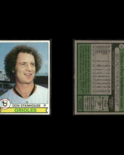 Baltimore Orioles 1979 Topps Baseball 41-Card Lot Topps VG