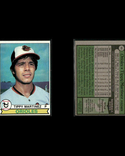 Baltimore Orioles 1979 Topps Baseball 41-Card Lot Topps VG