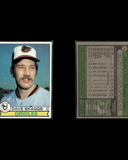 Baltimore Orioles 1979 Topps Baseball 41-Card Lot Topps VG