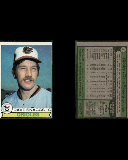 Baltimore Orioles 1979 Topps Baseball 41-Card Lot Topps VG