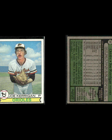 Baltimore Orioles 1979 Topps Baseball 41-Card Lot Topps VG