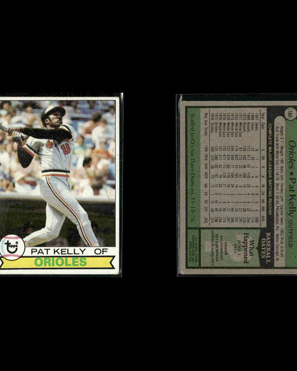 Baltimore Orioles 1979 Topps Baseball 41-Card Lot Topps VG