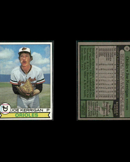 Baltimore Orioles 1979 Topps Baseball 41-Card Lot Topps VG