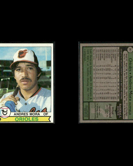 Baltimore Orioles 1979 Topps Baseball 41-Card Lot Topps VG