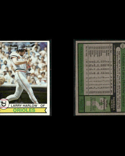 Baltimore Orioles 1979 Topps Baseball 41-Card Lot Topps VG