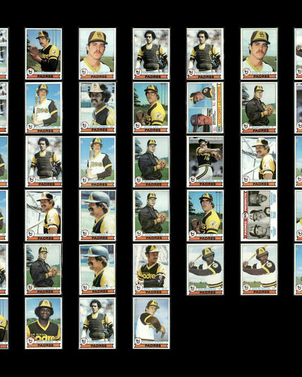 San Diego Padres 1979 Topps Baseball 39-Card Lot Topps VG