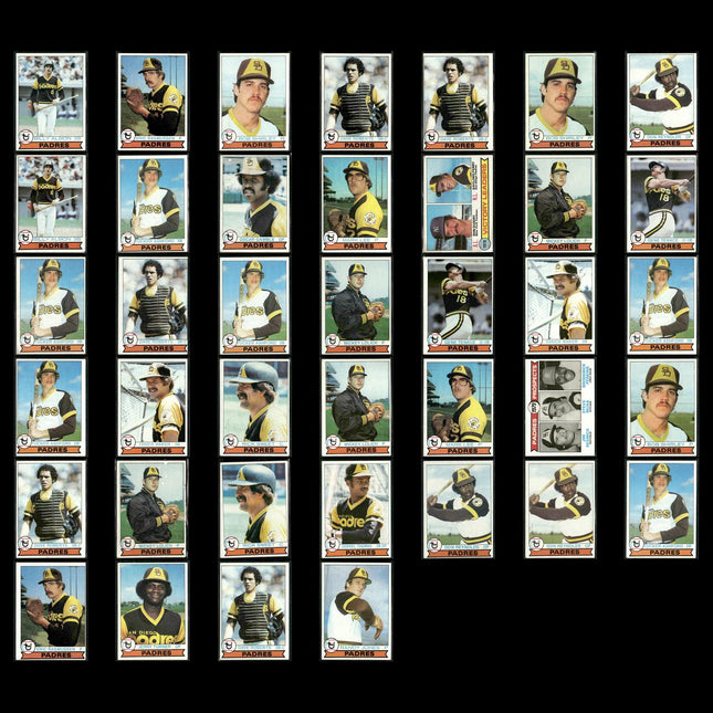 San Diego Padres 1979 Topps Baseball 39-Card Lot Topps VG