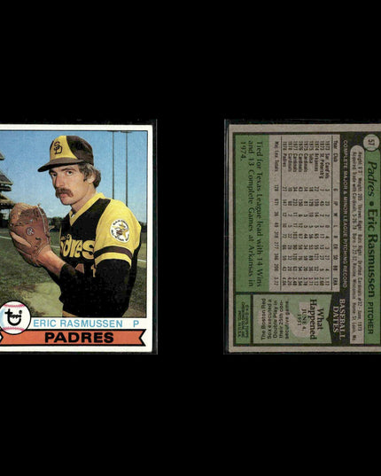 San Diego Padres 1979 Topps Baseball 39-Card Lot Topps VG