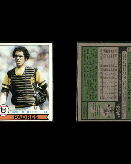 San Diego Padres 1979 Topps Baseball 39-Card Lot Topps VG