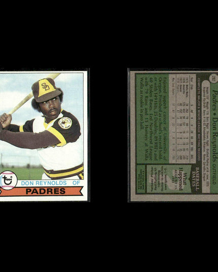 San Diego Padres 1979 Topps Baseball 39-Card Lot Topps VG