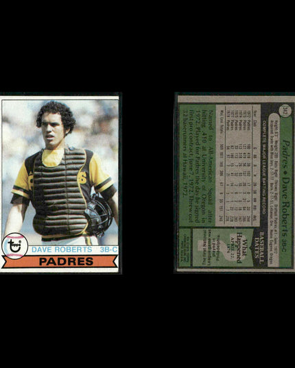 San Diego Padres 1979 Topps Baseball 39-Card Lot Topps VG