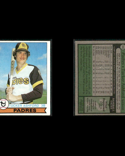 San Diego Padres 1979 Topps Baseball 39-Card Lot Topps VG