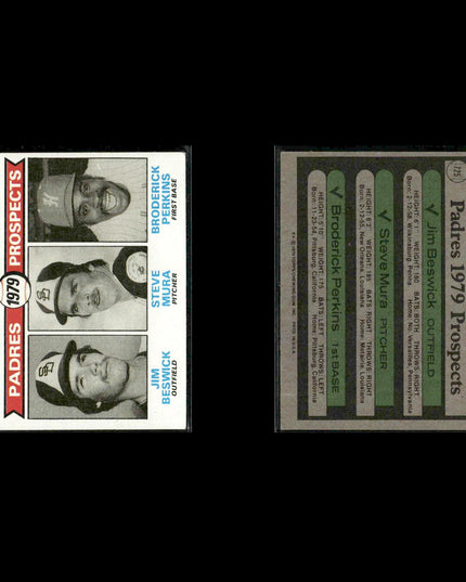 San Diego Padres 1979 Topps Baseball 39-Card Lot Topps VG