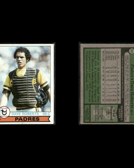 San Diego Padres 1979 Topps Baseball 39-Card Lot Topps VG