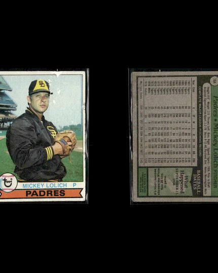 San Diego Padres 1979 Topps Baseball 39-Card Lot Topps VG