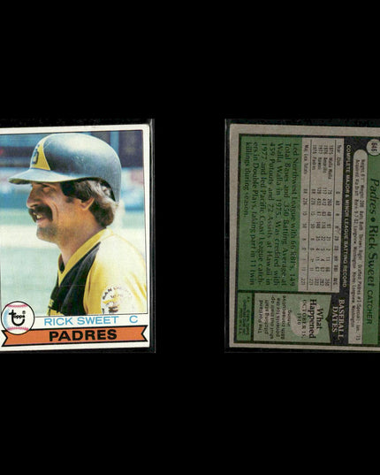 San Diego Padres 1979 Topps Baseball 39-Card Lot Topps VG