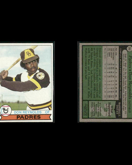 San Diego Padres 1979 Topps Baseball 39-Card Lot Topps VG