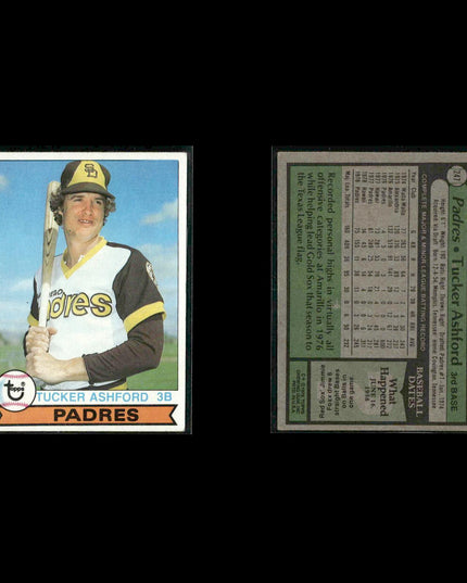 San Diego Padres 1979 Topps Baseball 39-Card Lot Topps VG