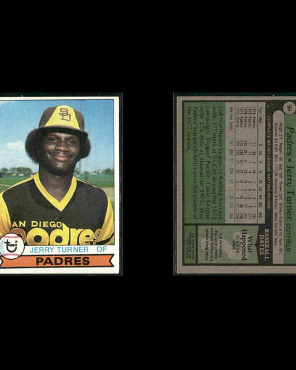 San Diego Padres 1979 Topps Baseball 39-Card Lot Topps VG