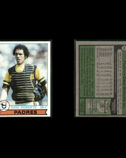 San Diego Padres 1979 Topps Baseball 39-Card Lot Topps VG