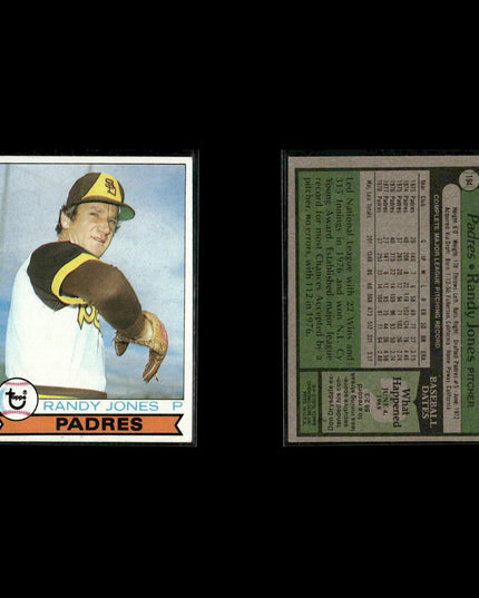 San Diego Padres 1979 Topps Baseball 39-Card Lot Topps VG