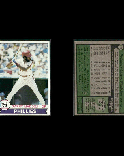 Philadelphia Phillies 1979 Topps Baseball 38-Card Lot Topps VG