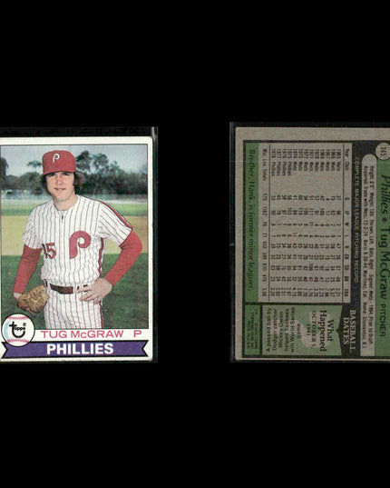 Philadelphia Phillies 1979 Topps Baseball 38-Card Lot Topps VG