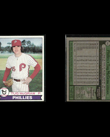 Philadelphia Phillies 1979 Topps Baseball 38-Card Lot Topps VG