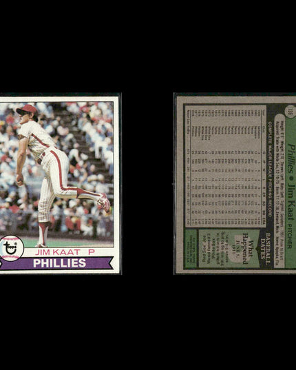 Philadelphia Phillies 1979 Topps Baseball 38-Card Lot Topps VG