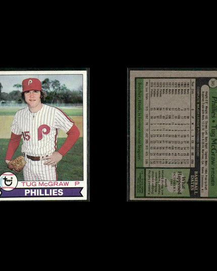 Philadelphia Phillies 1979 Topps Baseball 38-Card Lot Topps VG