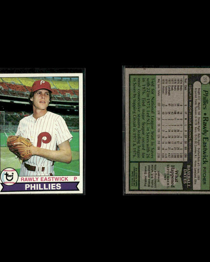 Philadelphia Phillies 1979 Topps Baseball 38-Card Lot Topps VG