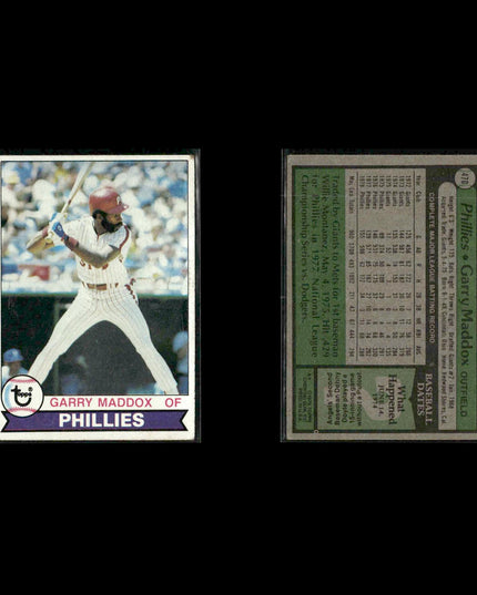 Philadelphia Phillies 1979 Topps Baseball 38-Card Lot Topps VG