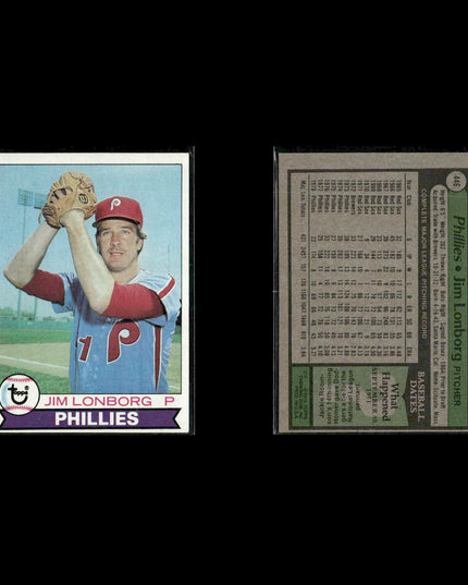 Philadelphia Phillies 1979 Topps Baseball 38-Card Lot Topps VG