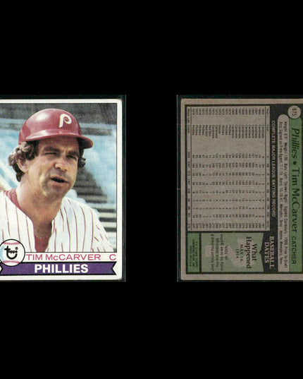 Philadelphia Phillies 1979 Topps Baseball 38-Card Lot Topps VG
